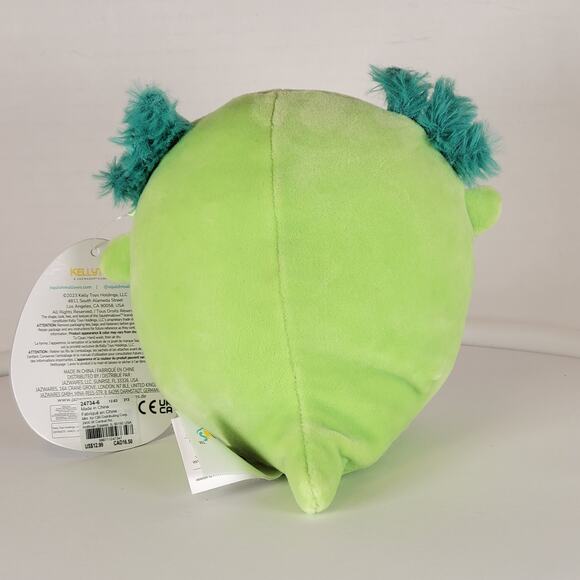 Squishmallows Mipsy Plush 5" Green With Fuzzy Belly 2023 Kellytoy Jazwares - Picture 11 of 13